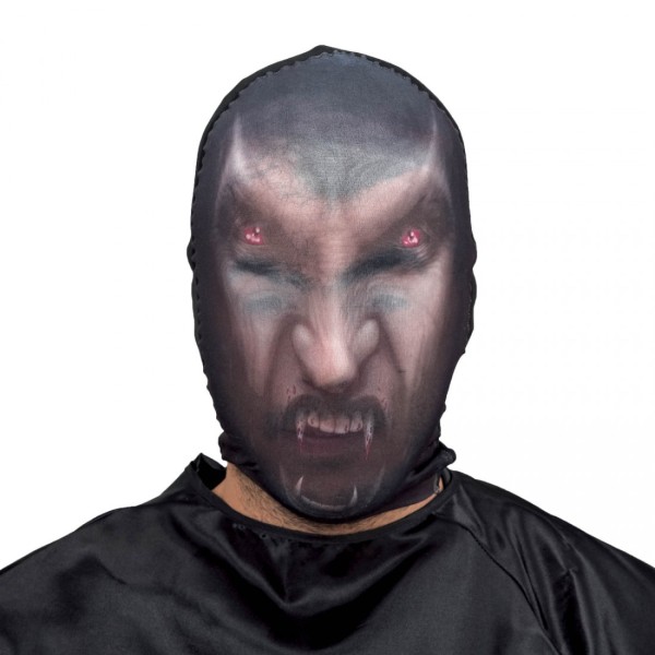 Kafaya Tam Geçmeli Bez Vampir Maskesi - Streç Korku Maskesi - 3D Baskılı Maske Model 11