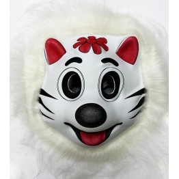 Kedi Maskesi - Sevimli Kedi Maskesi Pembe Kulaklı Yetişkin Çocuk Uyumlu Model 10