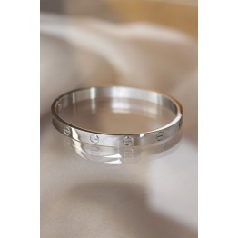 316L Çelik Silver Renk Bilezik TJ-BB3569