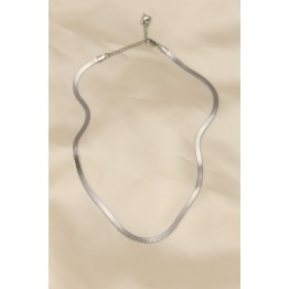 316L Çelik Silver Renk 45 cm İtalyan Zincir Model Kadın Kolye TJ-BKO5903