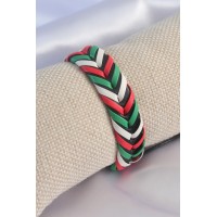 Karışık Renk İpli Deri Erkek Bileklik TJ-EB3583
