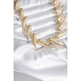 VIP Seri Özel Tasarım Gold Renk Kadın Kolye TJ-BKO8237