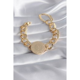 316L Çelik Gold Renk Tam Model Samanyolu Kadın Bileklik TJ-BB5866