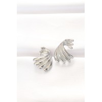 Pirinç Gümüş Renk Küpe TJ-BKP8884