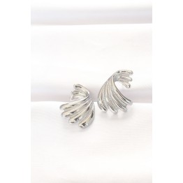 Pirinç Gümüş Renk Küpe TJ-BKP8884