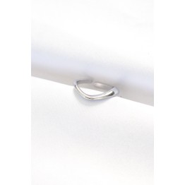 Yassı Silver Renk Ayarlanabilir Yüzük TJ-BYK3100