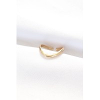 Yassı Gold Renk Ayarlanabilir Yüzük TJ-BYK3101