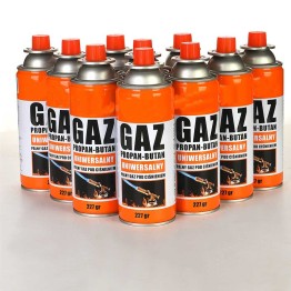 Kamp Ocak Gazı Valfli Kartuş 227GR - 12 Adet