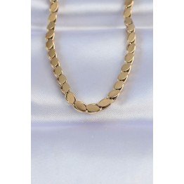 316L Çelik Gold Renk Arpa Model Kolye TJ-BKO8748