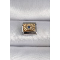 316L Çelik Gümüş Renk Göz İşlemeli Nomination Charm TJ-BC1025