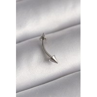 316L Çelik Gümüş Renk Çivi Model Piercing TJ-PR1364