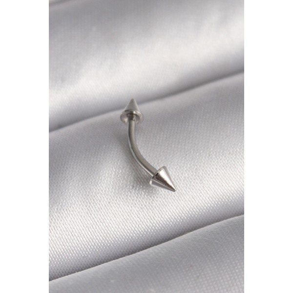 316L Çelik Gümüş Renk Çivi Model Piercing TJ-PR1364