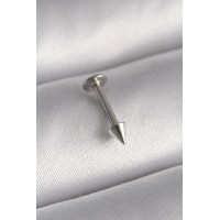 316L Çelik Gümüş Renk Çivi Model Piercing TJ-PR1373