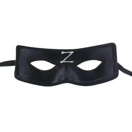 Zorro Maskesi Arkadan Lastikli Z Baskılı