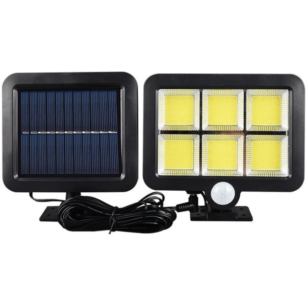 120 Cob Led Solar Panelli 3 Modlu Duvar Lambası SKY-302