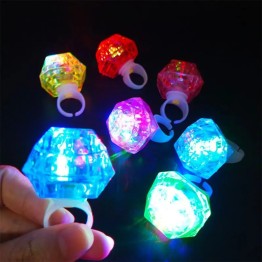 Kristal LED Parti Yüzük Seti 6 lı