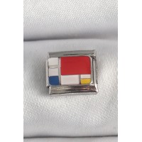 316L Çelik Gümüş Renk Karışık Renk Portre Model Nomination Charm TJ-BC1390