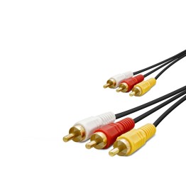 3 Rca Görüntü Ve Ses Kablosu 3 M Siyah HDX1051