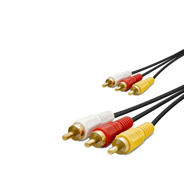 3 Rca Görüntü Ve Ses Kablosu 3 M Siyah HDX1051