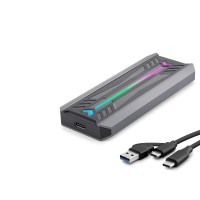 SSD Kutu Type-C 3.1 + Usb3.0 Nvme M2 Chıp Rtl9210 Siyah HDX1775