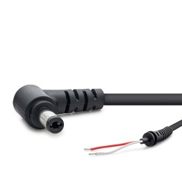 Laptop Adaptör Dc Jack Kablosu 5.5x2.5 Mm L Tip 1.2 M 90W Siyah HDX5537