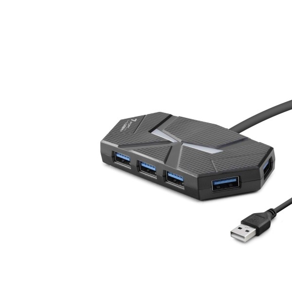 Usb 3.0 Rgb Hub 7 Port 5 Gbps 1.2 M Siyah HDX7038