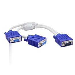 Vga Y Çoklayıcı Kablo 2 Çıkışlı 30 Cm HDX7753