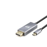 Type-c To Displayport Görüntü Kablosu 8K 60 Hz 1.8 M Gri HDX7859