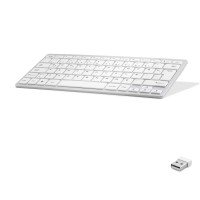 Bluetooth Klavye Multıdevıce Dual Mode 2.4Ghz Beyaz OKR220B