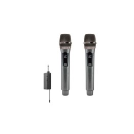Kablosuz Çift Mikrofon 6.5 Mm Siyah W1