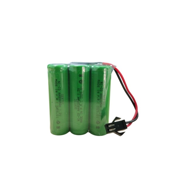 3.6V 3S1P AA 800 MAH KABLO + SİYAH KONNEKTÖRLÜ OYUNCAK PİLİ