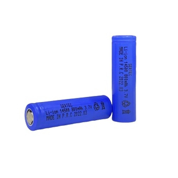 3.7V Li-ion 14500 AA - 800 mAh 3C Şarjlı Pil