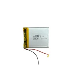 304053 3.7V 600 MAh Li-Polymer Pil (Devreli/1.5A)