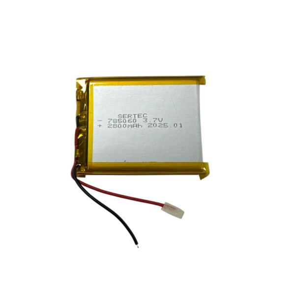 785060 3.7V 3000mAh Li-Polymer Pil (Devreli/1.5A)