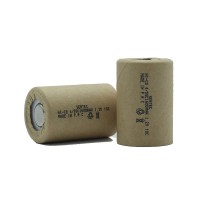 1.2V Ni-Cd 4/5 SC 1500 Mah Kağıt Şarjlı Pil 10C (Başsız/Flat Head)