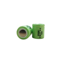 1.2V 350 Mah - 1/3AA - Ni-MH Şarjlı Pil - (Başsız / Flat Head)