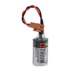 ER3V 3.6V 1/2AA Size Pil - Kahverengi Soket
