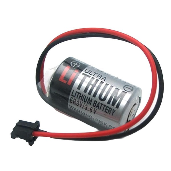 ER3V 3.6V 1/2AA Size Pil - Siyah Soket