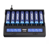 Xtar VC8 Sekizli Li-ion / NI-CD / NI-MH Pil Şarj Cihazı