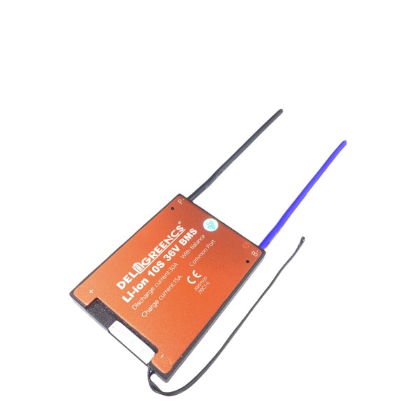Deligreencs - 10S 30A LI-ION BMS KARTI SENSÖRLÜ ORTAK PORT