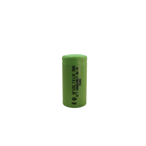 1.2V 750 Mah - 2/3AA - Ni-MH Şarjlı Pil - (Başsız / Flat Head)