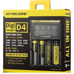 D4 Digi Charger Li-ion / NI-CD / NI-MH / LifePO4 Dijital Pil Şarj Cihazı