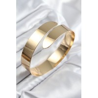 Pirinç Sarmal Model Gold Renk Pazu Bileklik TJ-BB7615