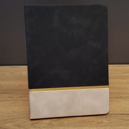 Siyah Çizgili Deri Defter