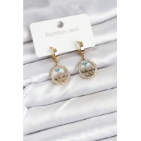 316L Çelik Halka Kadın Küpe TJ-BKP11228
