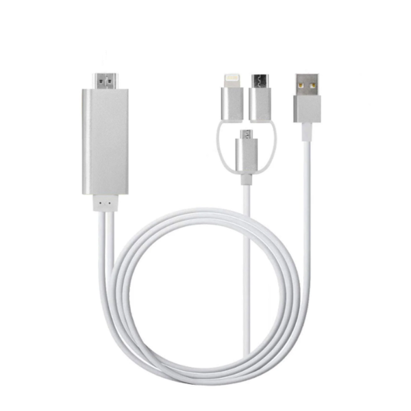 ZR778 L6-M3M Lightning Micro Type-C Hdtv Kablo