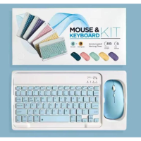 ZR20Km Mavi Kablosuz Klavye Mouse Set