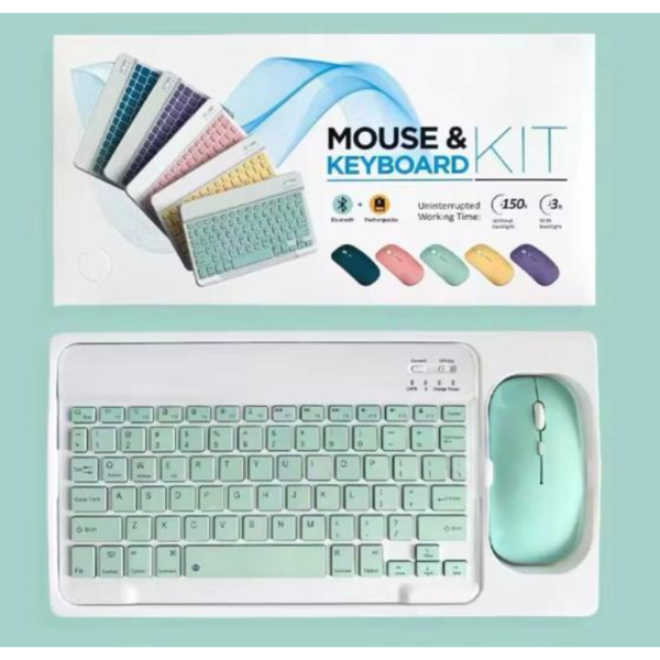 ZR20Km Yeşil Kablosuz Klavye Mouse Set