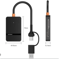 ZR783 Ads-316 Type-C + Usb 8 İn 1 Card Reader 5Gbps