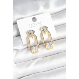 Pirinç Gold Renk Vintage Kadın Küpe TJ-BKP11239